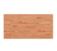 vidaXL Table Top 100x50x2.5 cm Rectangular Solid Wood Beech