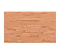 (brown, 100 x 60 x 2.5 cm) vidaXL Table Top Replacement Dining Table Top Rectangular Solid Wood Beech