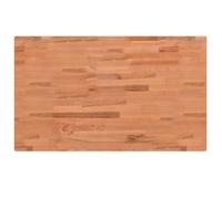 (brown, 100 x 60 x 4 cm) vidaXL Table Top Replacement Dining Table Top Rectangular Solid Wood Beech