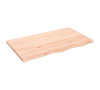 (brown, 100 x 60 x 4 cm) vidaXL Table Top Wooden Desk Top Dining Table Top Untreated Solid Wood Oak