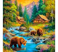 brown 1000 Piece Jigsaw Puzzles for Adults Educational Games Jigsaw Puzzle Home Decoration for Adults and Kids Age 12 Years Up 75x50/1000pcs