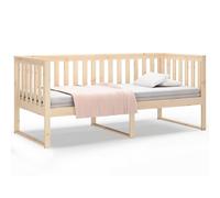 vidaXL Day Bed 100x200 cm Solid Wood Pine, Brown