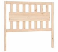 (brown, 105.5 x 4 x 100 cm) vidaXL Bed Headboard Home Bedroom Decorative Bed Header Panel Solid Wood Pine