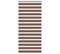 vidaXL Zebra Blind Brown 105x200 cm Fabric Width 100.9 cm Polyester, Brown