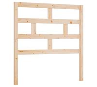 vidaXL Bed Headboard 106X4X100 Cm Solid Wood Pine, Brown