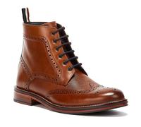 Ben Sherman Alfred Brogue Mens Tan Boots-UK 11 / EU 45