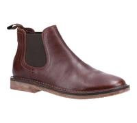 (Brown, 11 (Adults')) Hush Puppies Shaun Leather Men's Brown Boots