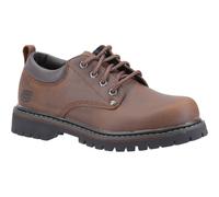 (Brown, 11 (Adults')) Skechers Tom Cats Leather Men's Dark Brown Lace-Up Shoes