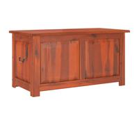 vidaXL Storage Chest with Lid Brown Solid Wood Acacia