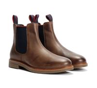 (Brown, 12 (Adults')) Ben Sherman Walker Chelsea Leather Men's Brown Boots