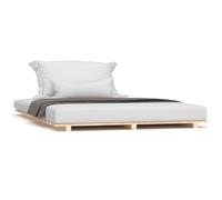 Vidaxl Bed Frame Without Mattress 120X190 Cm Small Double Solid Wood Pine