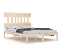 (brown, 120 x 200 cm) vidaXL Solid Wood Bed Frame Home Indoor Bedroom Bedstead Multi Colours/Sizes