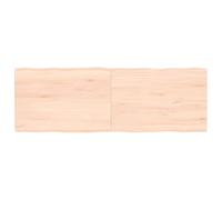 (brown, 120 x 40 x 4 cm) vidaXL Table Top Wooden Desk Top for Table Treated Solid Wood Oak Live Edge