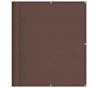 vidaXL Balcony Screen, Privacy Screen for Outdoor Patio Garden, Weatherproof and UV Protection Fence Screen, Brown 100% Polyester Oxford