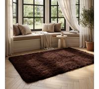 (BROWN, 120X170 CM) Extra Large Rugs Fluffy Shaggy Living Room Rug