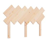 (brown, 122.5 x 3 x 80.5 cm) vidaXL Bed Headboard Home Bedroom Decorative Bed Header Panel Solid Wood Pine