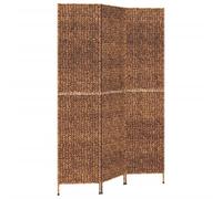 (brown, 122 x 180 cm) vidaXL Room Divider Folding Balcony Privacy Screen 5-Panel Water Hyacinth