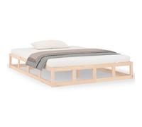 (brown, 135 x 190 cm) vidaXL Solid Wood Bed Frame Home Bedroom Bed Base Multi Colours Multi Sizes