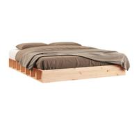 Vidaxl Bed Frame Without Mattress 150X200 Cm King Size King Size Solid Wood