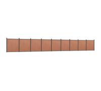 (brown, 1564 x 186 cm) vidaXL Fence Panel Patio Outdoor Privacy Fence Board Garden Picket Fence WPC
