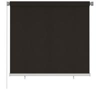 (brown, 160 x 140 cm) vidaXL Outdoor Roller Blind 60x140 cm Yellow HDPE Patio Window Shade Treatment