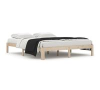 (brown, 160 x 200 cm) vidaXL Solid Wood Pine Bed Frame Bed Base Furniture Multi Colours Multi Sizes