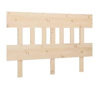 Vidaxl Bed Headboard 163.5X3X81 Cm Solid Wood Pine, Brown