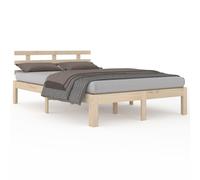 (brown, 180 x 200 cm) vidaXL Bed Frame Home Wooden Bedroom Bedstead Platform Bed Base Solid Wood