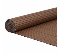 (brown, 180 x 300 cm) vidaXL Double-Sided Garden Fence Privacy Outdoor Fence Barrier Lawn Barrier