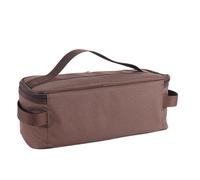 (Brown) 1PC Outdoor Portable Camping Cooker Storage Bag Camping Kitchen Cookware Storage Tools Picnic Bags