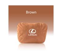 (brown 1PCS) Top Quality Car Headrest Neck Support Seat Soft Neck Pillow for Lexus