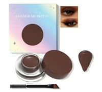 Brown 2-in-1 Eyeliner & Eyeshadow Gel - Rich Matte Waterproof Cream, Smudge-Proof & Sweat-Resistant, High Pigment Long-Lasting Formula for Effortless Daily, Dramatic, or Cosplay Eye Looks (Brown)