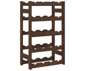 (brown, 20 bottle) vidaXL Wine Rack Wine Shelf Bottle Holder Wine Drinking Rack Solid Wood Pine