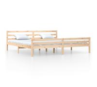 (brown, 200 x 200 cm) vidaXL Solid Wood Bed Frame Bedroom Bedstead Bed Base Multi Colours/Sizes