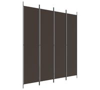 (brown, 200 x 220 cm) vidaXL 6-Panel Room Divider Fabric Privacy Screen Paravent Multi Colours/Sizes