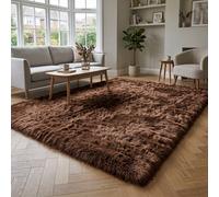 (BROWN, 200X290 CM) Extra Large Rugs Fluffy Shaggy Living Room Rug