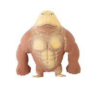 (Brown, 23*22) Gorillas Stretchy Spongy Squishy Monkey Gorilla Stress Relief Toy Vent Doll New