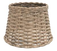 vidaXL Lamp Shade Brown Ã?25x17 cm Wicker, Brown