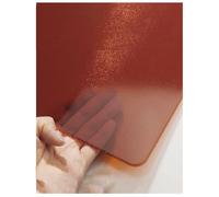 Brown 2mm Thick Clear Table Cover Protector Dining Room Tablecloths Waterproof Table Top Topper 17x99 Inch Wooden Furniture Surface Protection Crystal Protector Decorative for Bithday Banquet Tables