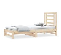 Solid Wood Pine Pull-out Day Bed Sofa Bed Multi Colours 90x190/90x200cm vidaXL