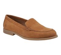 (Brown, 3 (Adults')) Hush Puppies Natasha Leather Women's Tan Loafers