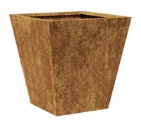 Garden Outdoor Flower Pot Patio Raised Bed Planter Box Steel vidaXL
