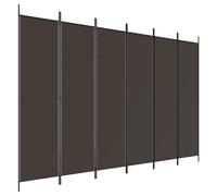 (Brown, 300 x 200 cm) vidaXL Room Divider Fabric Privacy Screen Paravent Multi Colours Multi Sizes