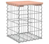 (brown, 33 x 31 x 42 / 30 x 30 x 40 cm) vidaXL Garden Bench Park Outdoor Bench Seat Gabion Design Solid Wood Pine