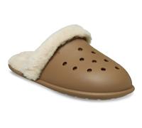 (Brown, 4 (Adults')) Crocs Classic Fuzz Scuff Thermoplastic Men's Sepia Slippers
