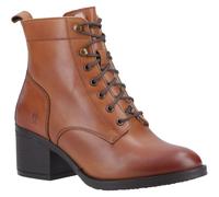 (Brown, 4 (Adults')) Hush Puppies Harriet Leather Women's Tan Boots