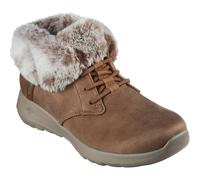 Skechers Women's Slip-ins: On-The-GO Joy - Cosy Charm Boots in Chestnut, Size 4 Wide | Textile, Vegan
