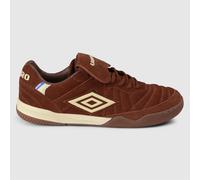(Brown, 4 (Adults')) Umbro Speciali TR Suede Dark Brown/Cream Trainers
