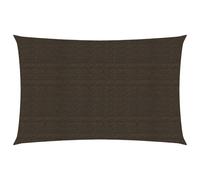 (brown, 4 x 7 m) vidaXL Sunshade Sail Canopy Screen Balcony Awning Canopy HDPE Rectangular