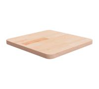 vidaXL Square Table Top 40x40x2.5 cm Untreated Solid Wood Oak